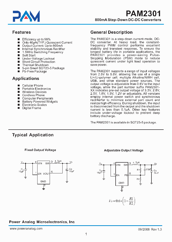 PAM2301CAAB120_4247159.PDF Datasheet