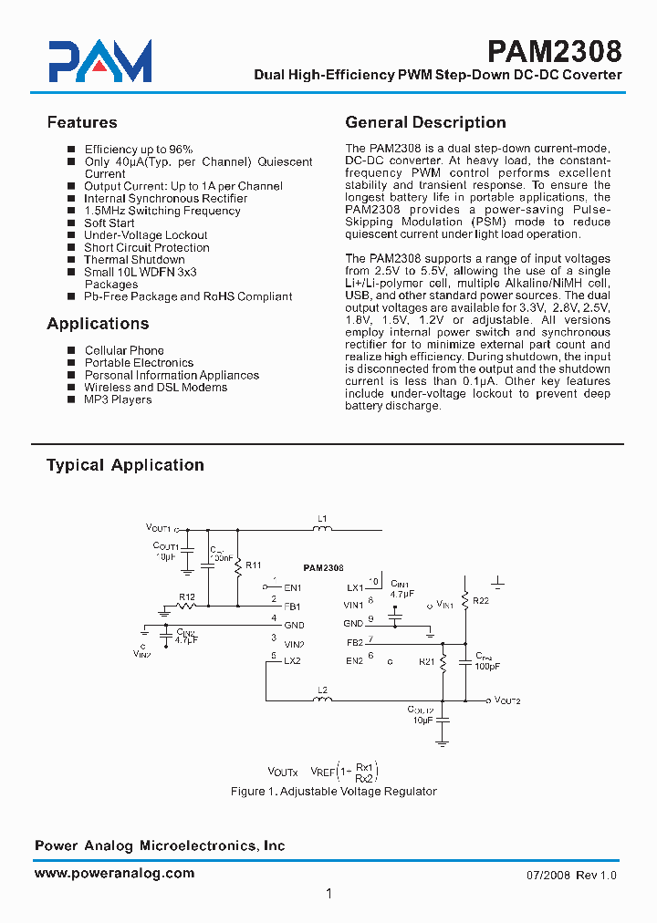 PAM2308EN1YMBA_4272176.PDF Datasheet