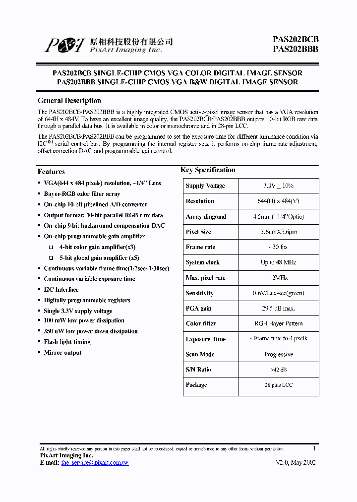 PAS202BBB_4537803.PDF Datasheet