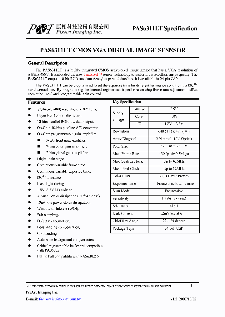 PAS6311LT_4715726.PDF Datasheet