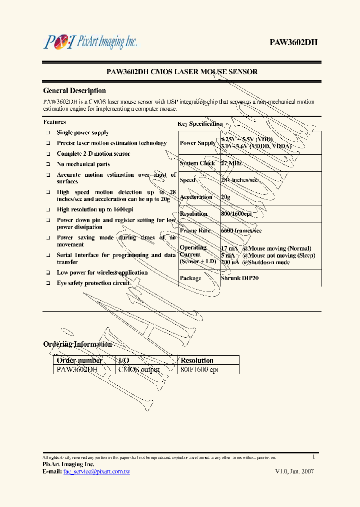 PAW3602DH_4646632.PDF Datasheet