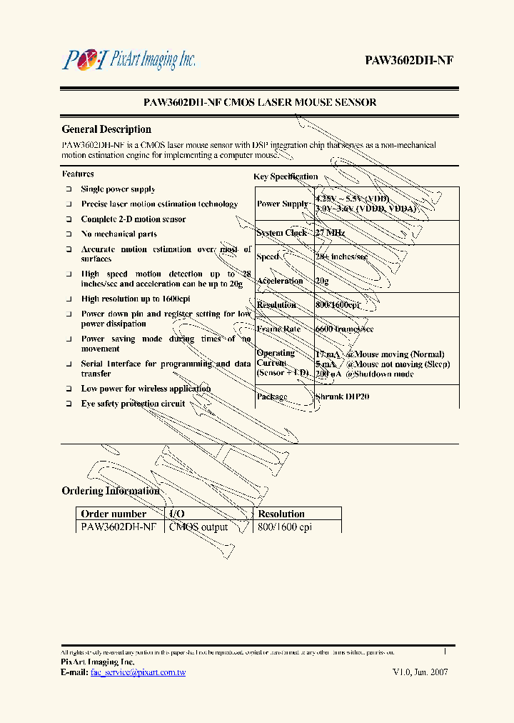 PAW3602DH-NF_4640671.PDF Datasheet