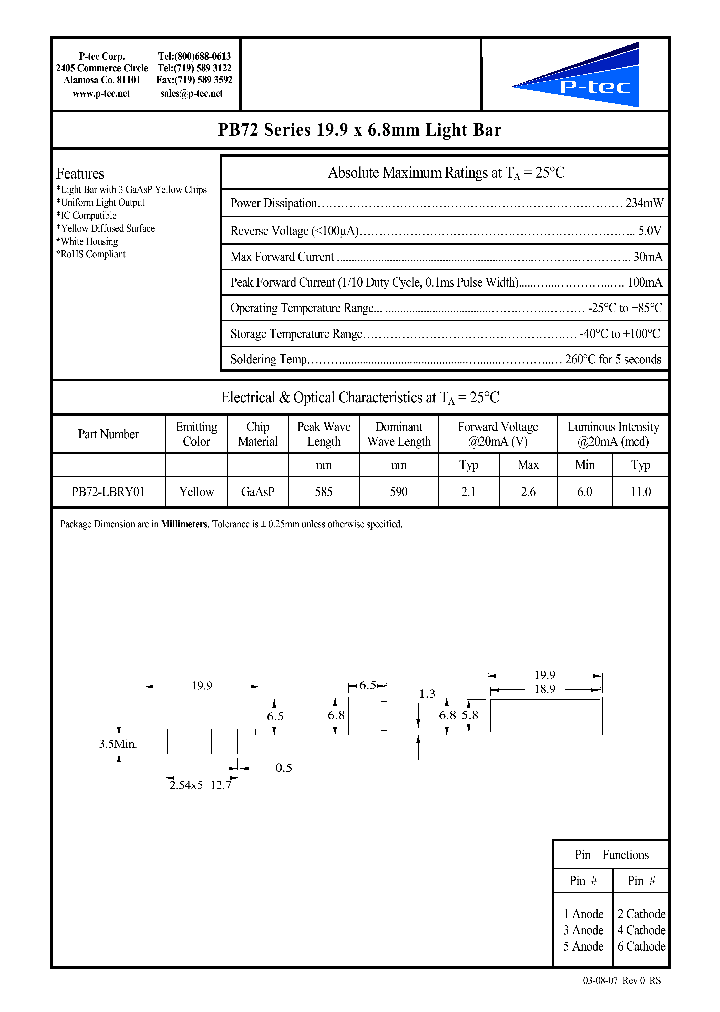 PB72-LBRY01_4661486.PDF Datasheet