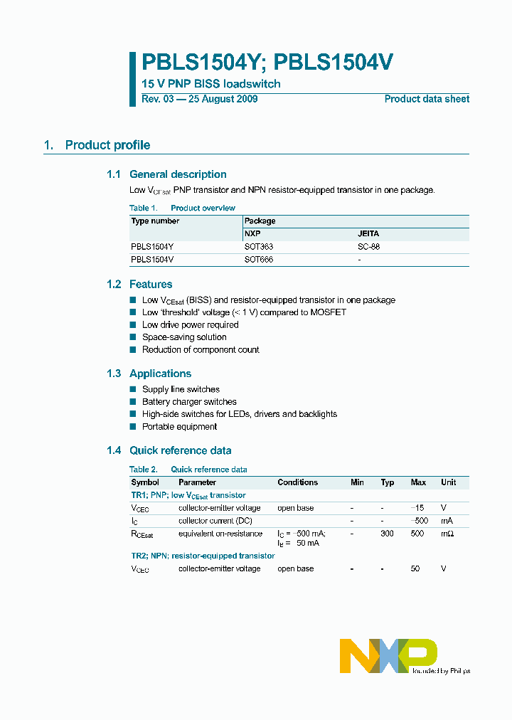 PBLS1504V_4651978.PDF Datasheet