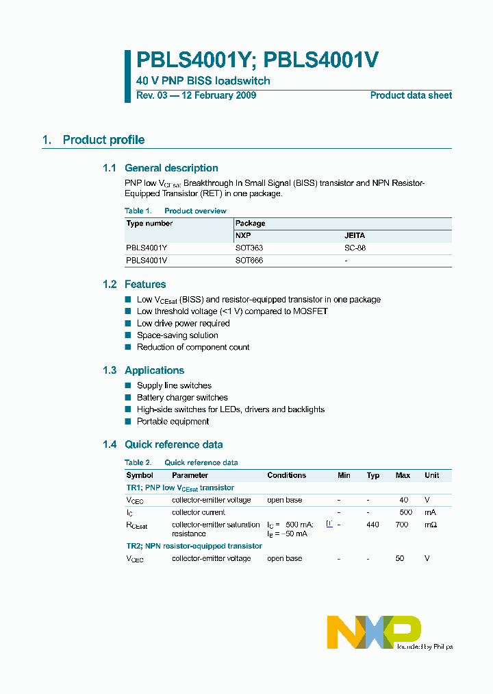 PBLS4001V_4662451.PDF Datasheet
