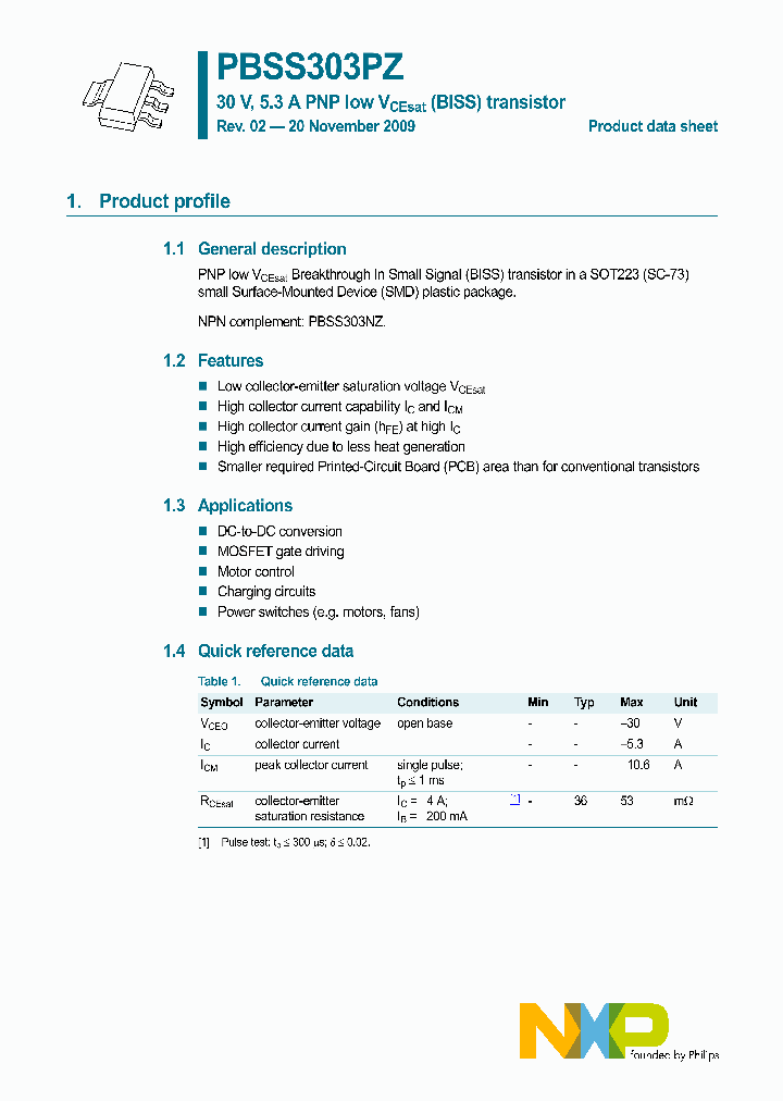 PBSS303PZ_4903147.PDF Datasheet