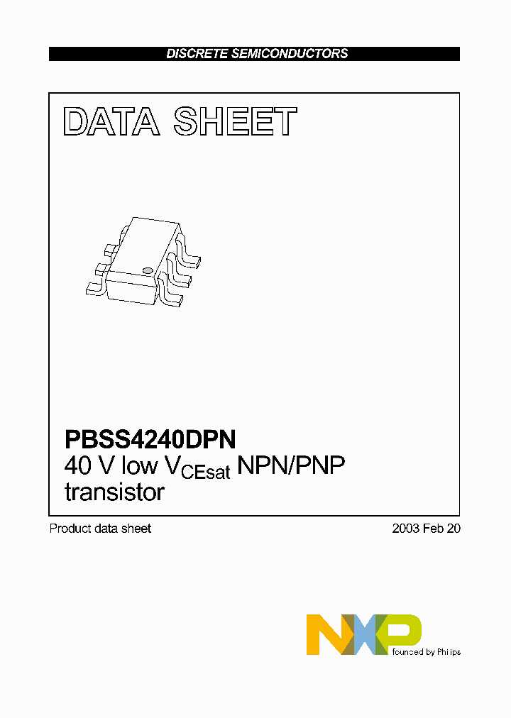 PBSS4240DPN_4563187.PDF Datasheet