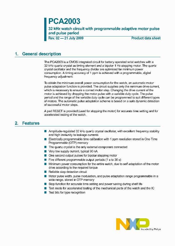 PCA2003U10AC1_4527555.PDF Datasheet
