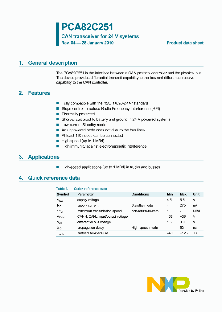 PCA82C251_4556202.PDF Datasheet