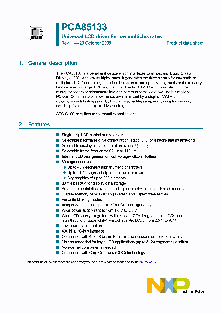 PCA85133_4633208.PDF Datasheet