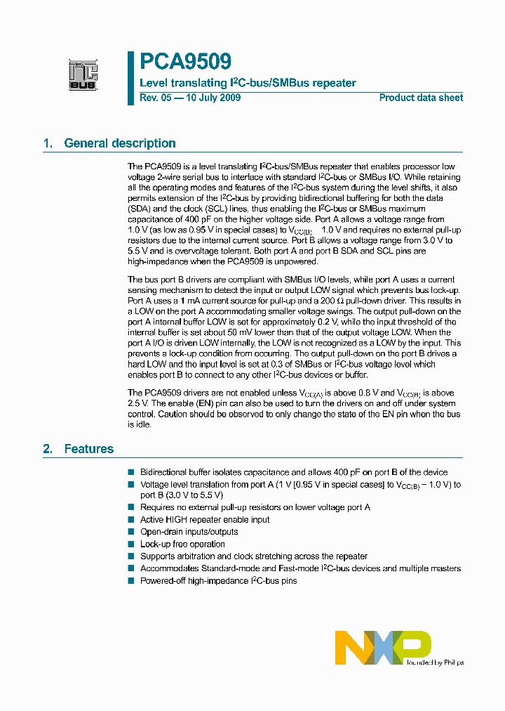 PCA9509D_4638196.PDF Datasheet