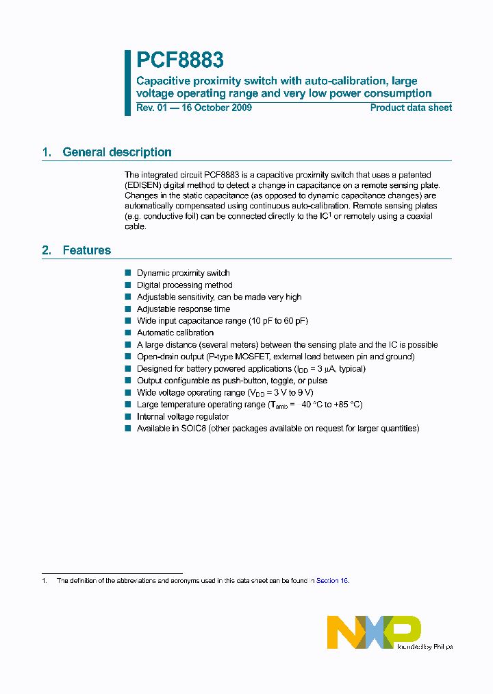 PCF8883_4644604.PDF Datasheet