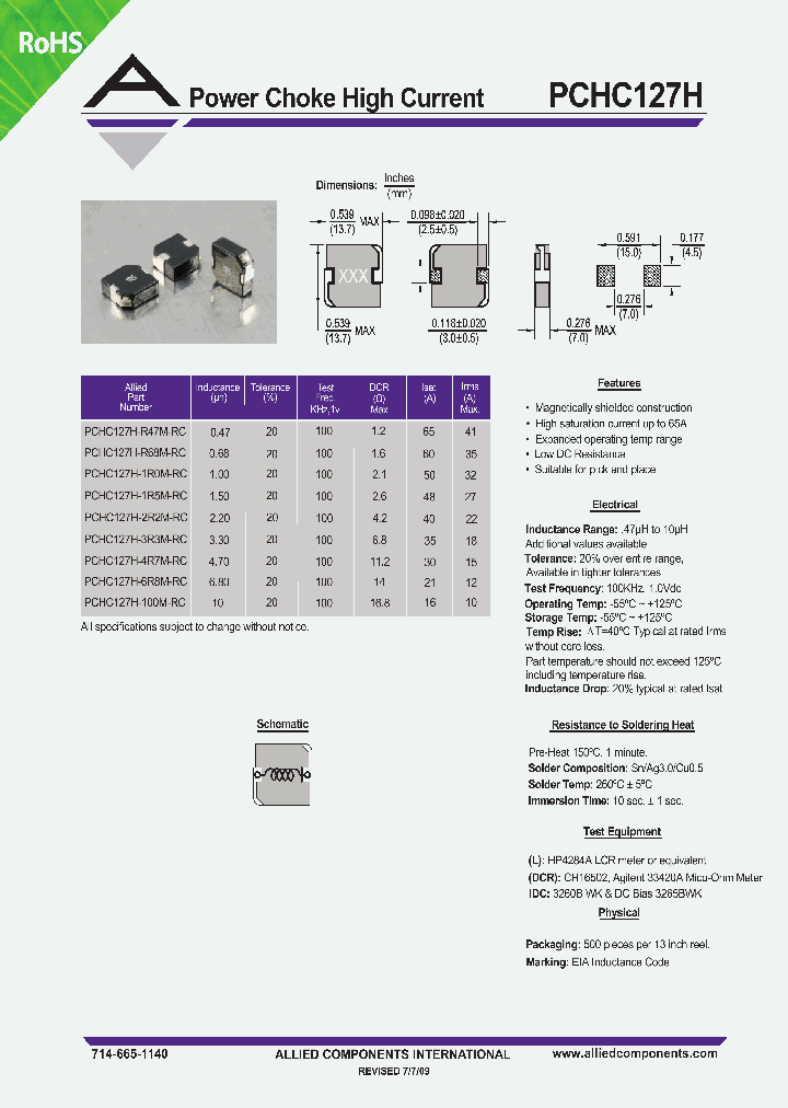 PCHC127H-100M-RC_4899700.PDF Datasheet