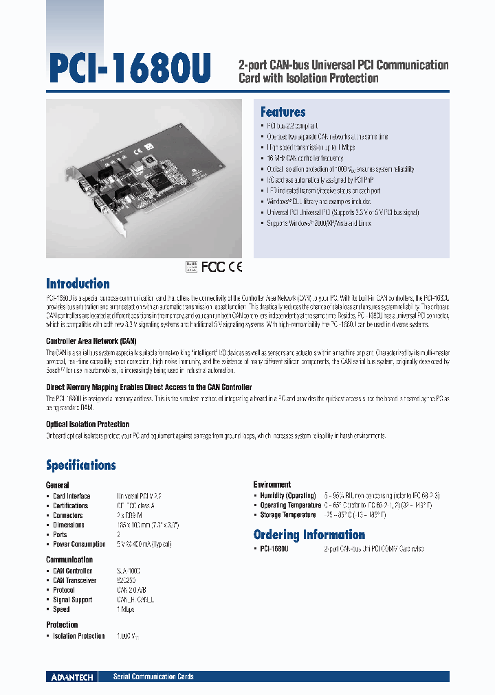 PCI-1680U_4858458.PDF Datasheet