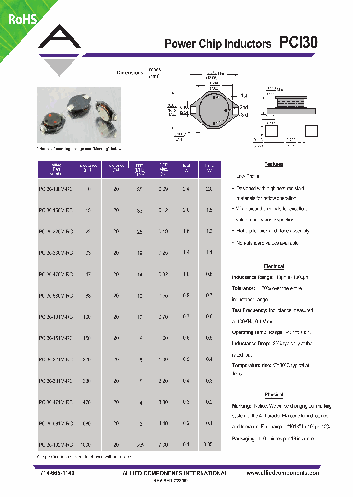 PCI30-100M-RC_4661608.PDF Datasheet