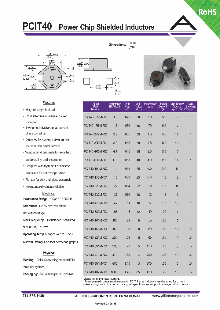 PCIT40-100M-RC_4465939.PDF Datasheet
