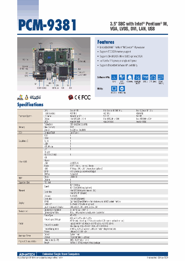PCM-9381F-00A2E_4674468.PDF Datasheet