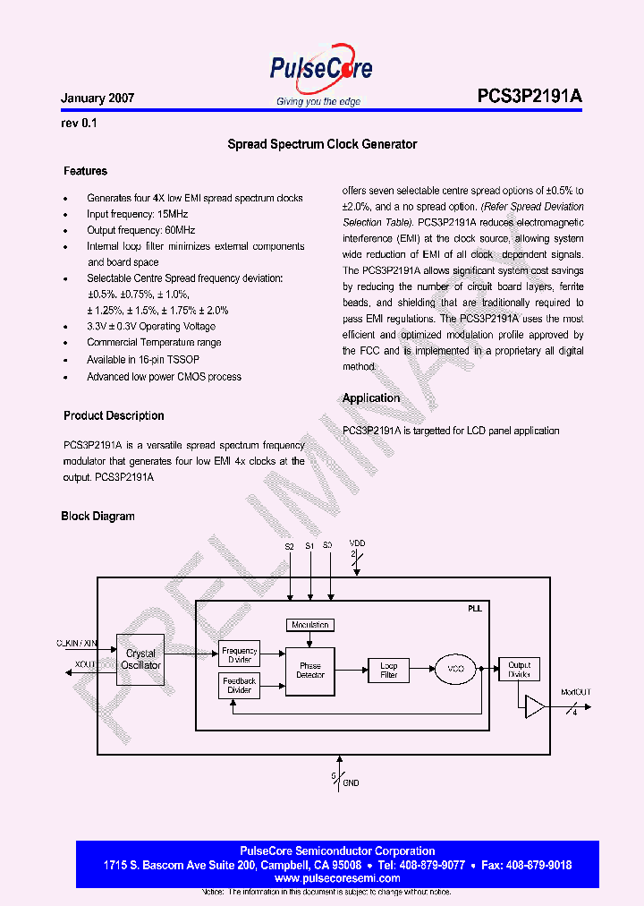 PCS3P2191A_4720235.PDF Datasheet