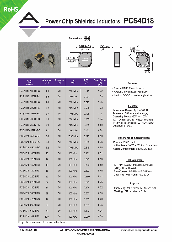 PCS4D18-470N-RC_4462716.PDF Datasheet