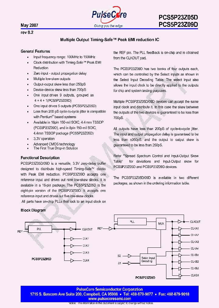 PCS5P23Z09DG-16-SR_4611300.PDF Datasheet