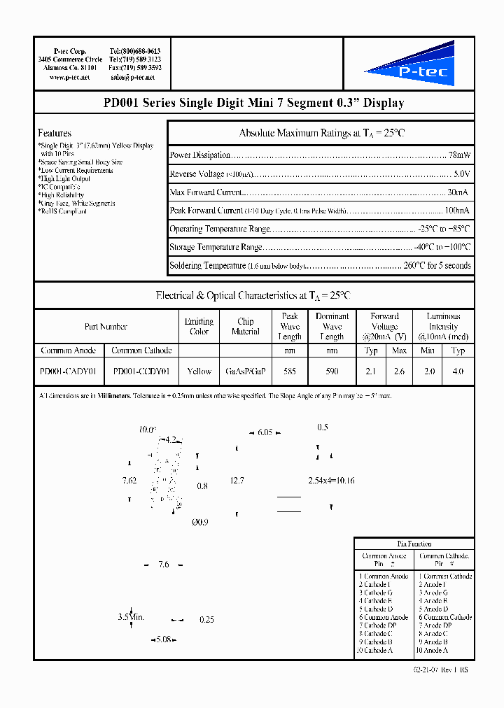 PD001-CADY01_4650579.PDF Datasheet