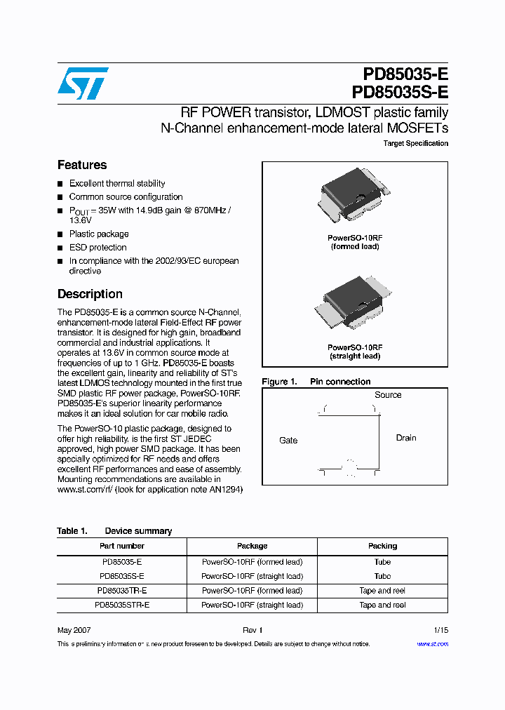 PD85035STR-E_4170044.PDF Datasheet