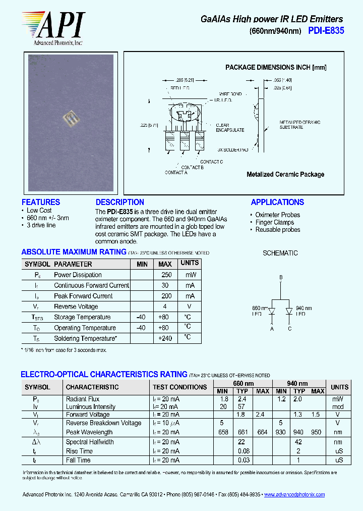 PDI-E835_4391245.PDF Datasheet