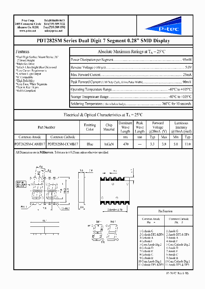 PDT282SM-CAMB17_4449756.PDF Datasheet