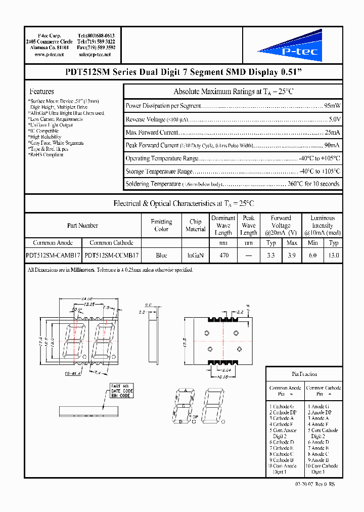 PDT512SM-CAMB17_4449758.PDF Datasheet