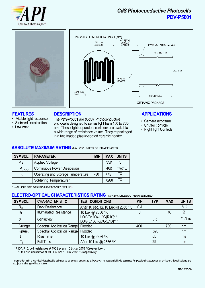 PDV-P5001_4302545.PDF Datasheet