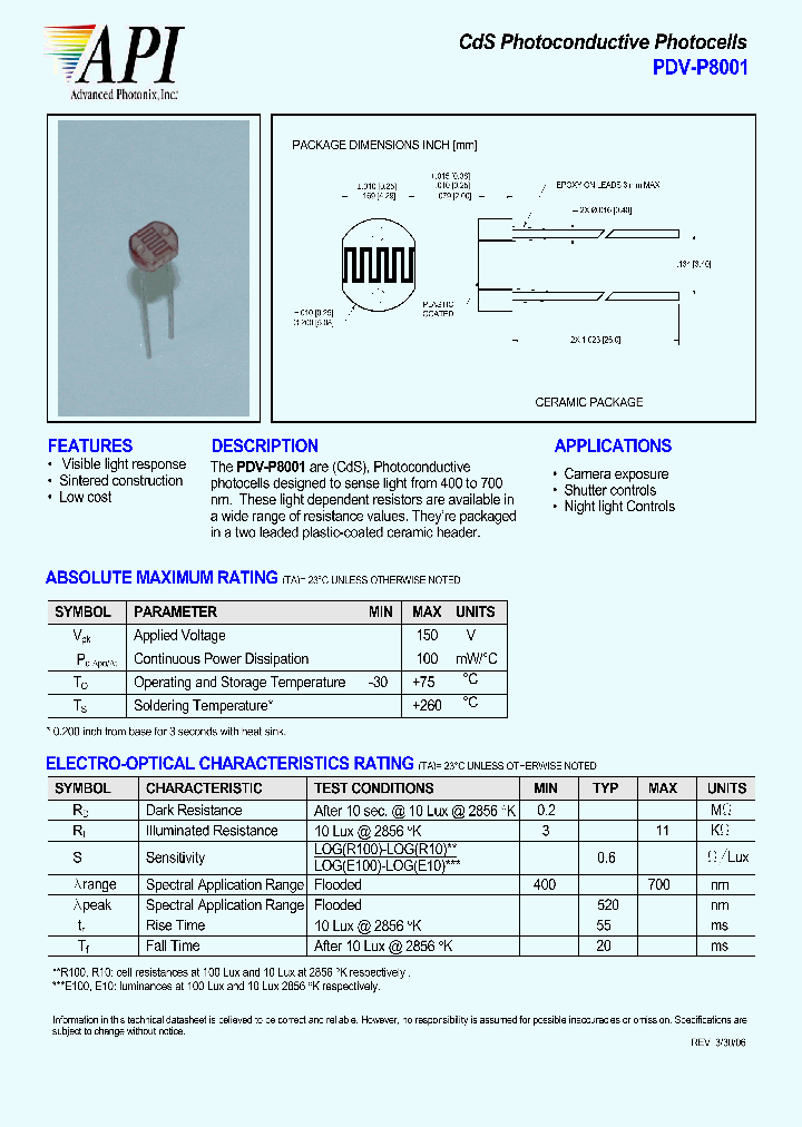 PDV-P8001_4532555.PDF Datasheet