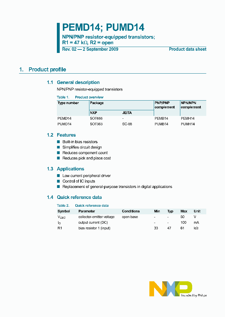 PEMD14_4553445.PDF Datasheet