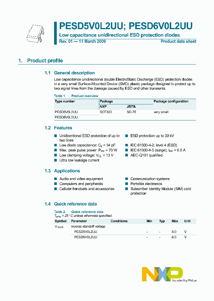 PESD5V0L2UU_4431654.PDF Datasheet