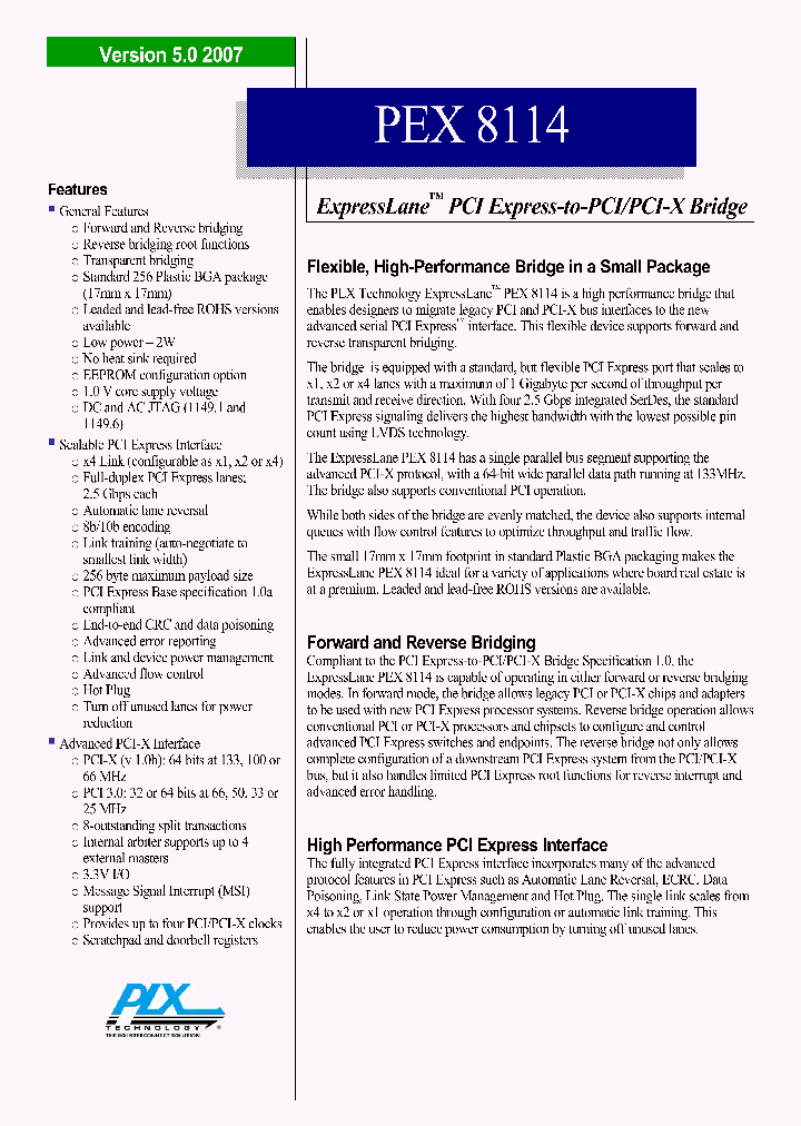 PEX8114RDK-F_4537084.PDF Datasheet
