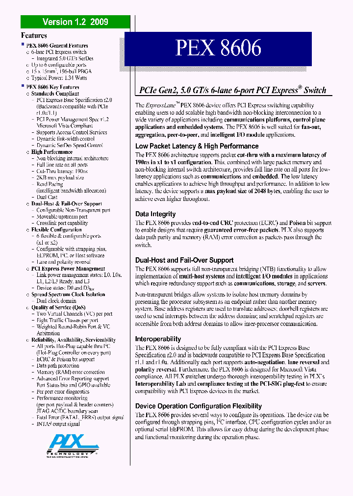 PEX8606-BA50BC_4537733.PDF Datasheet