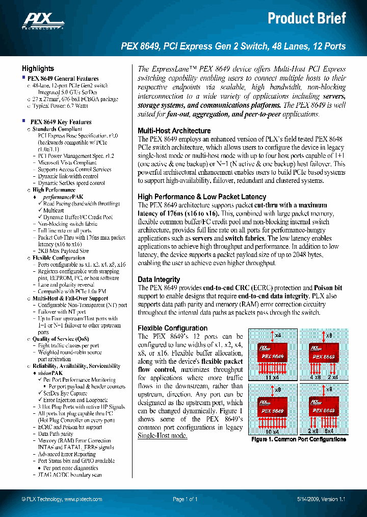 PEX8649-16U16DAICRDK_4596759.PDF Datasheet