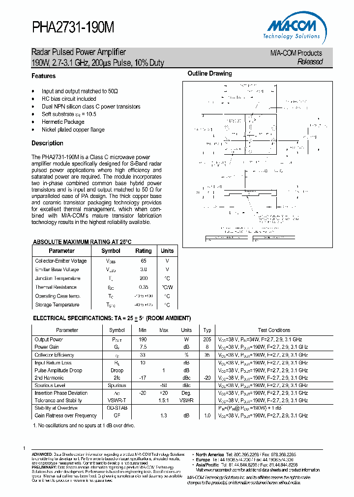 PHA2731-190M_4807200.PDF Datasheet