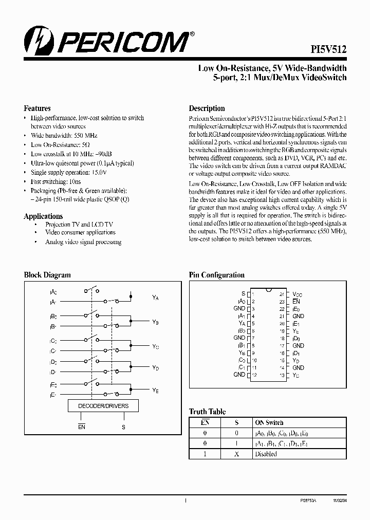 PI5V512_4197456.PDF Datasheet