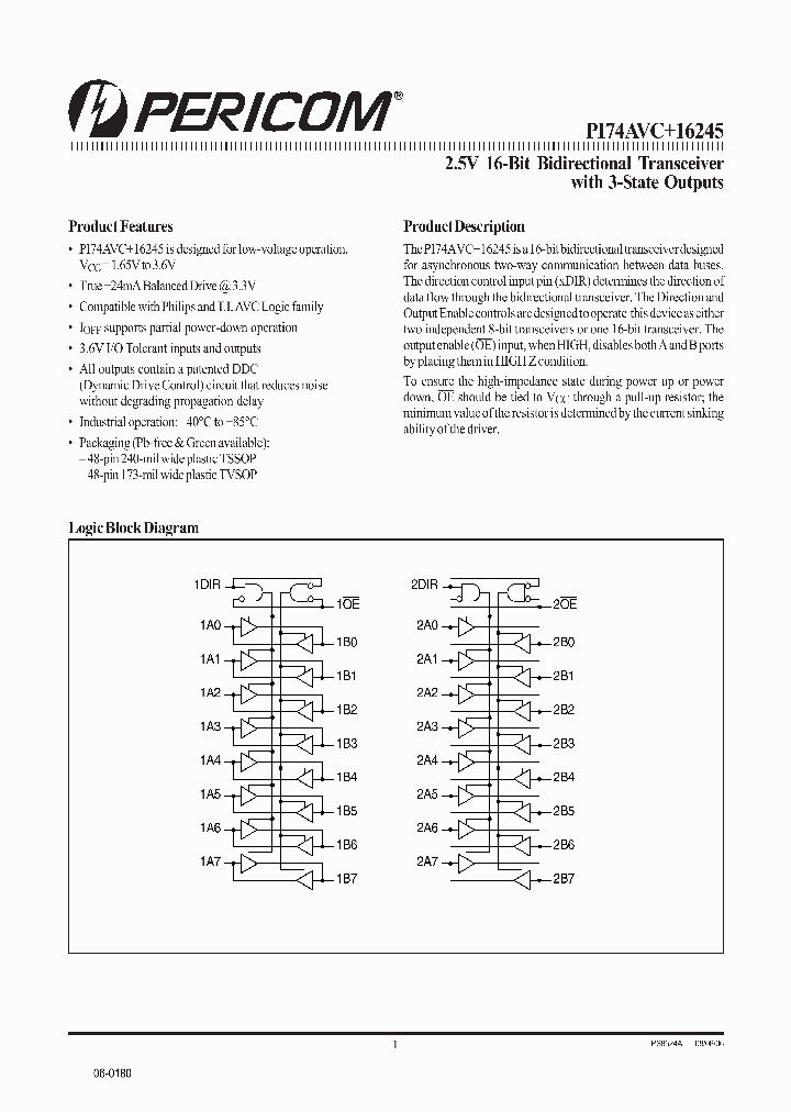 PI74AVC16245AE_4229630.PDF Datasheet