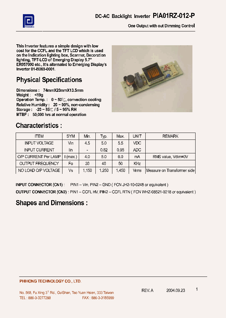 PIA01RZ-012-P_4426706.PDF Datasheet