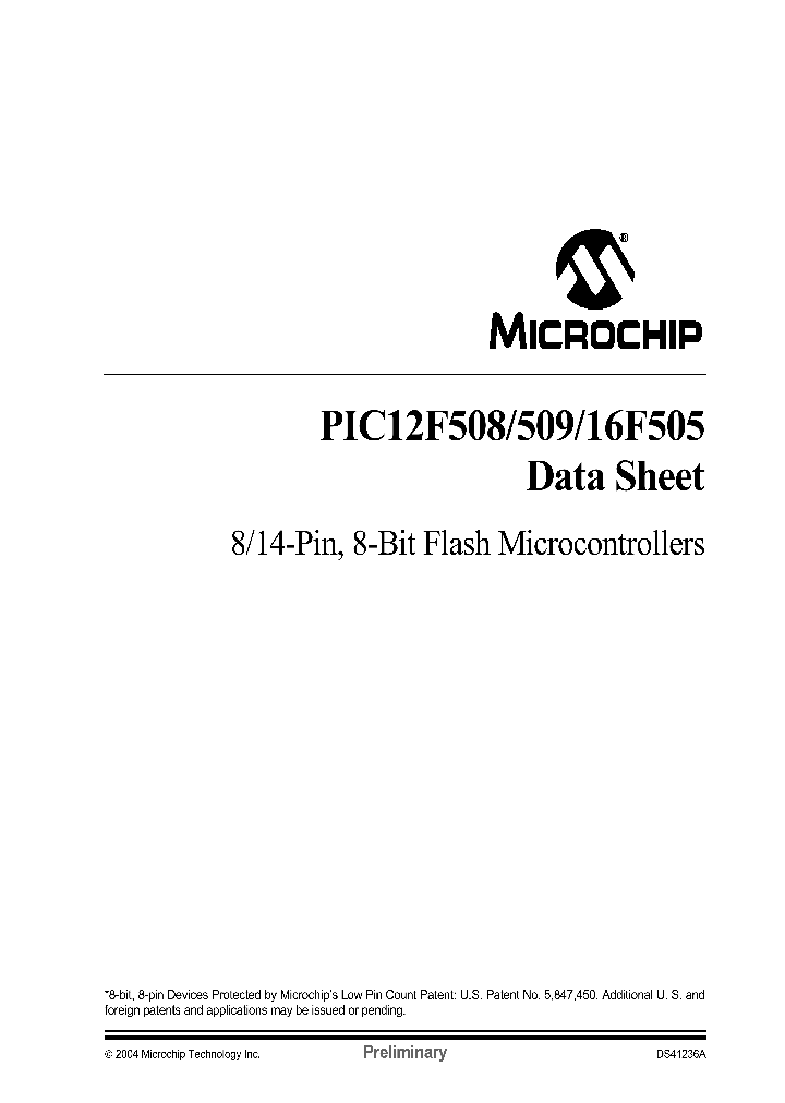 PIC16F508ESLG_4532632.PDF Datasheet