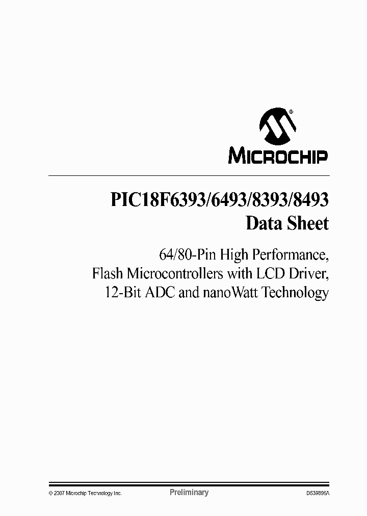 PIC18F8493_4540466.PDF Datasheet