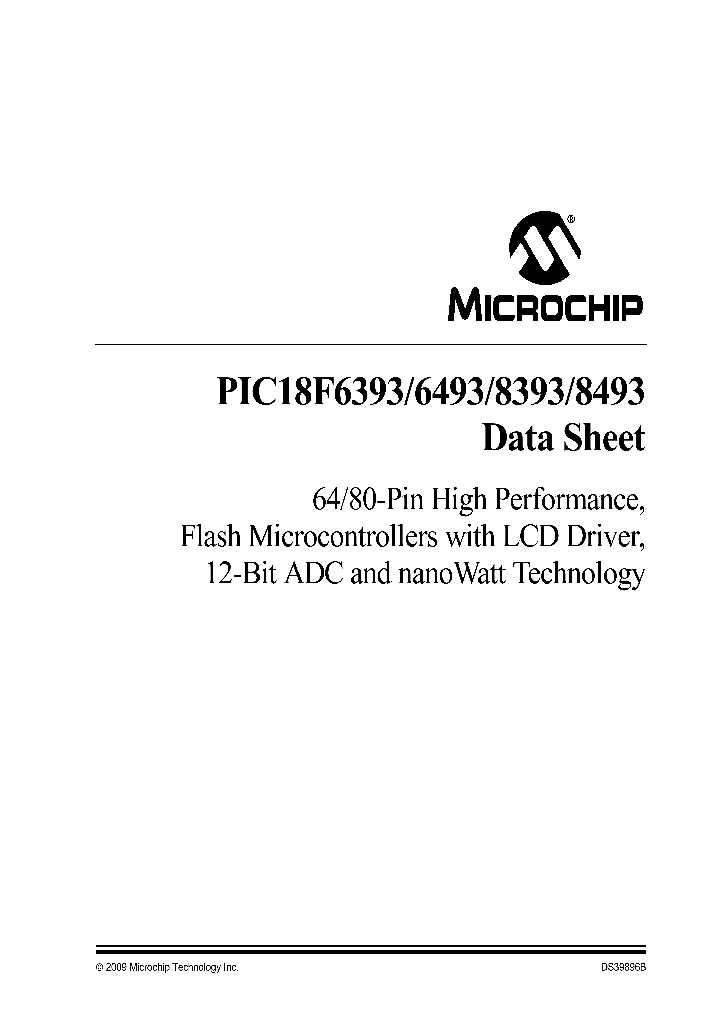 PIC18LF6393-EPT_4559729.PDF Datasheet