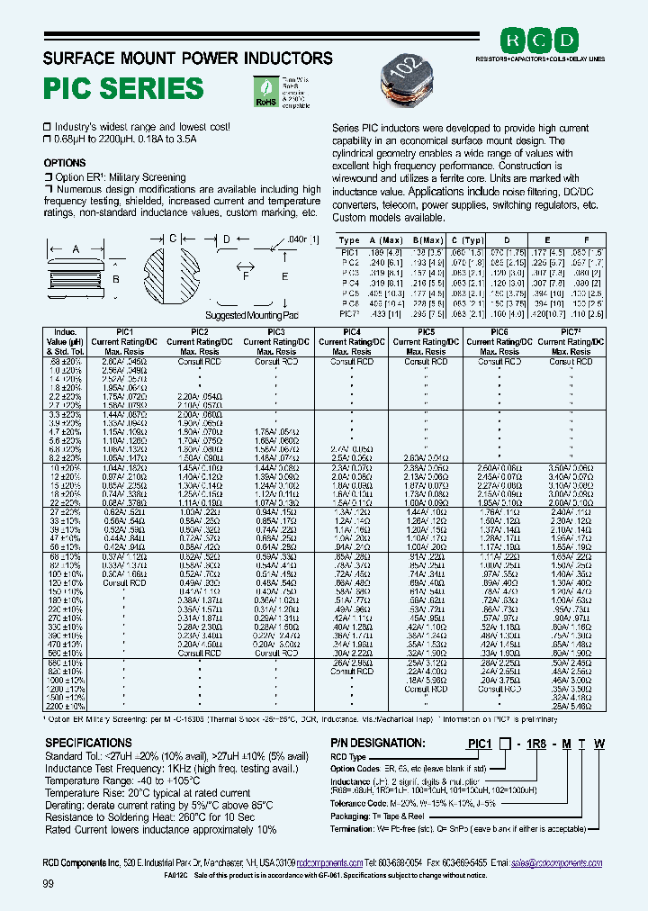 PIC1ER-100-JT_4469124.PDF Datasheet