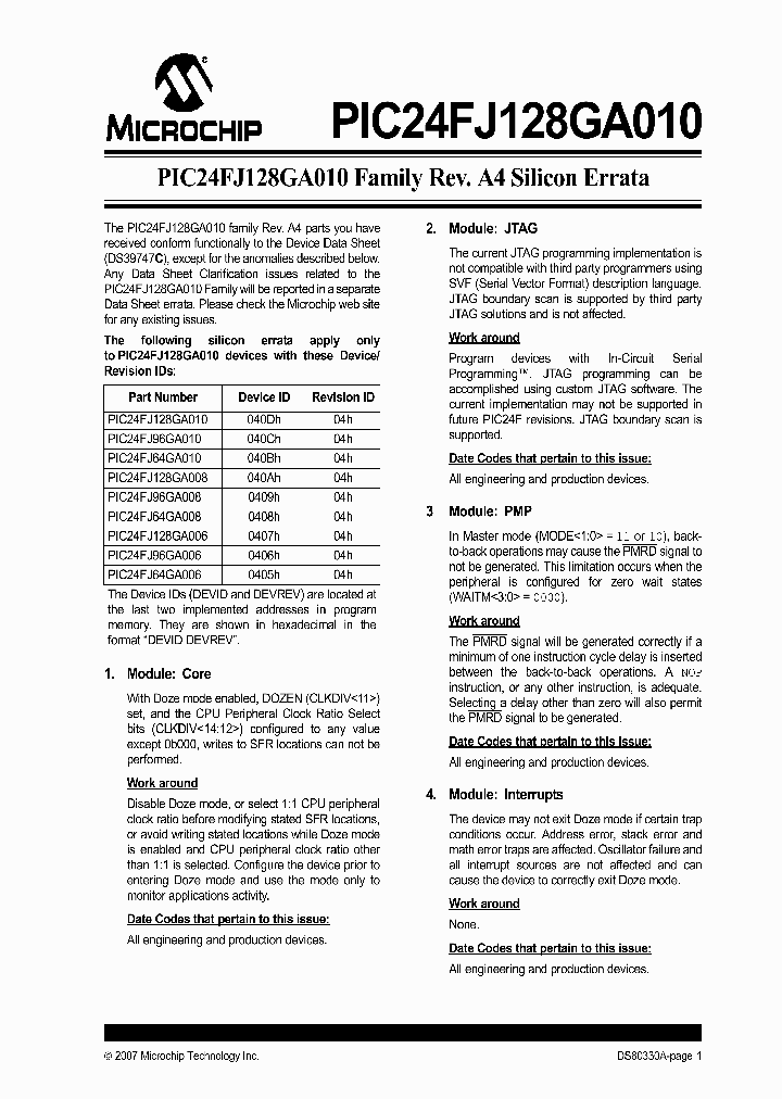 PIC24FJ128GA010_4167206.PDF Datasheet