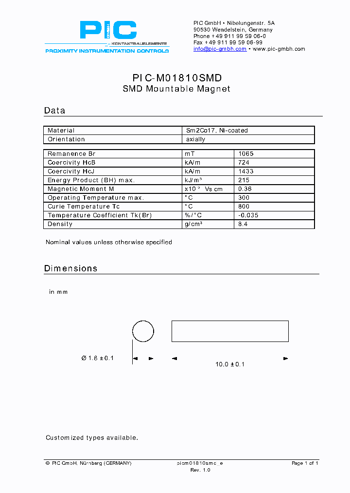 PIC-M01810SMD_4557906.PDF Datasheet