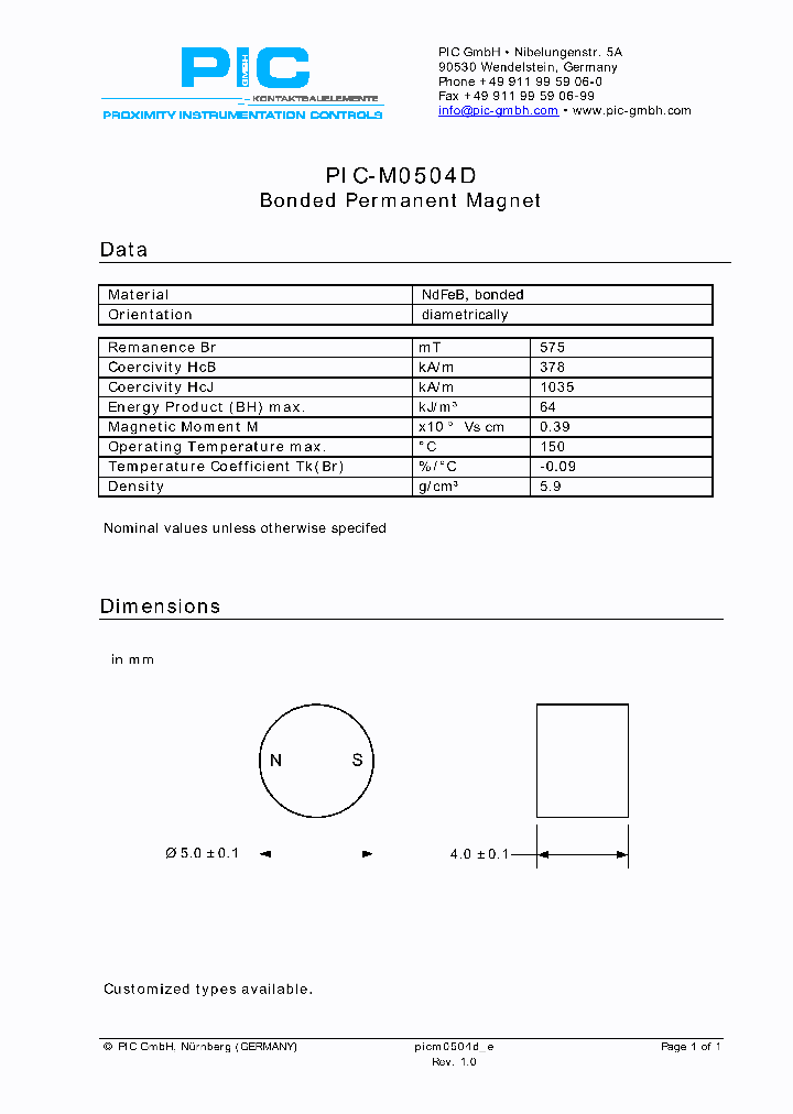 PIC-M0504D_4503856.PDF Datasheet