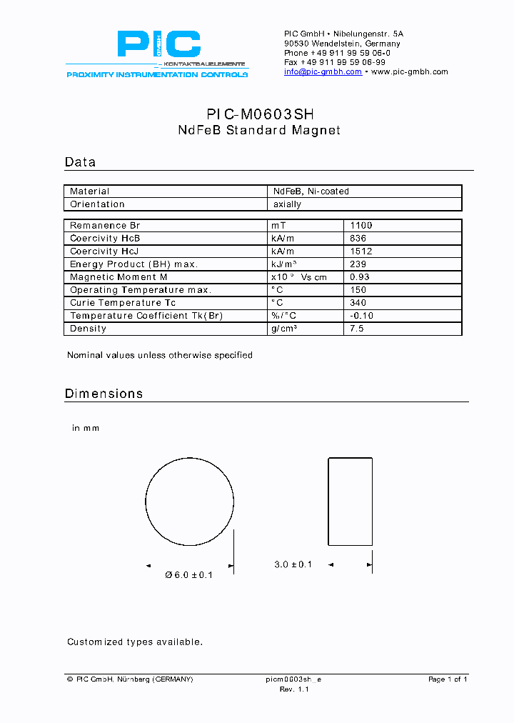 PIC-M0603SH_4557919.PDF Datasheet