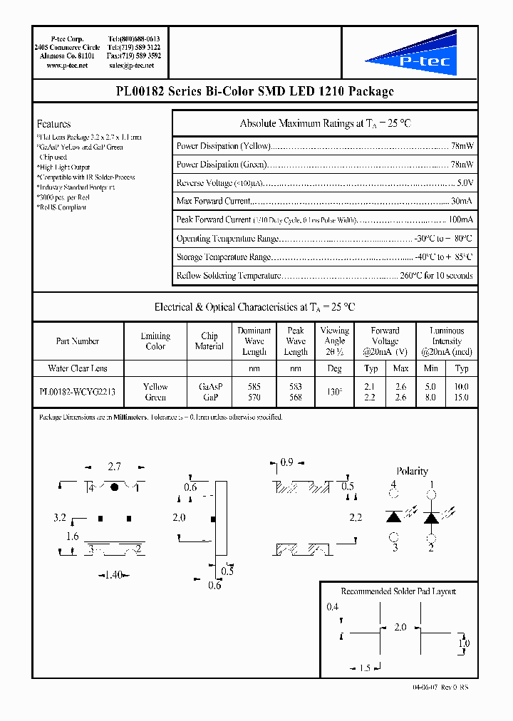 PL00182-WCYG2213_4770229.PDF Datasheet