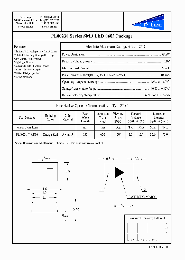 PL00230-WCR08_4784867.PDF Datasheet
